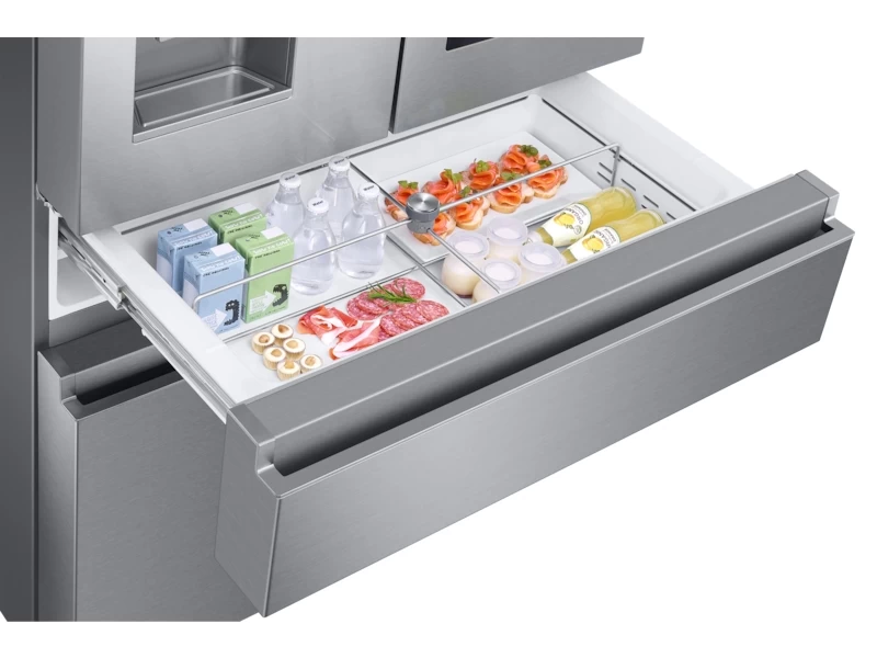 22 cu. ft. Family Hub Counter Depth 4-Door French Door Refrigerator RF23M8570SRAA