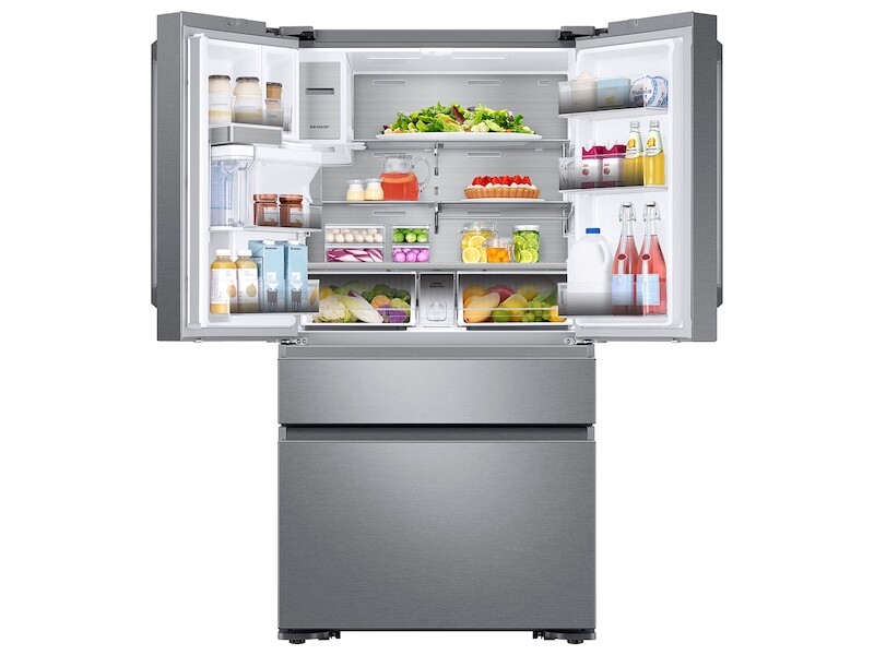 22 cu. ft. Family Hub™ Counter Depth 4-Door French Door Refrigerator in Stainless Steel RF23M8590SG