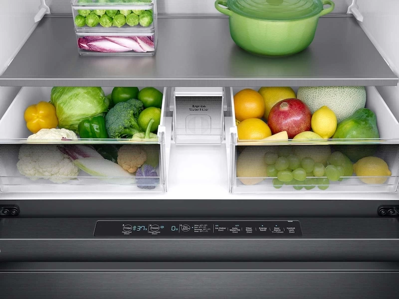 23 cu. ft. Counter Depth 4-Door French Door Freestanding Chef Collection Refrigerator RF23M8960MTAA