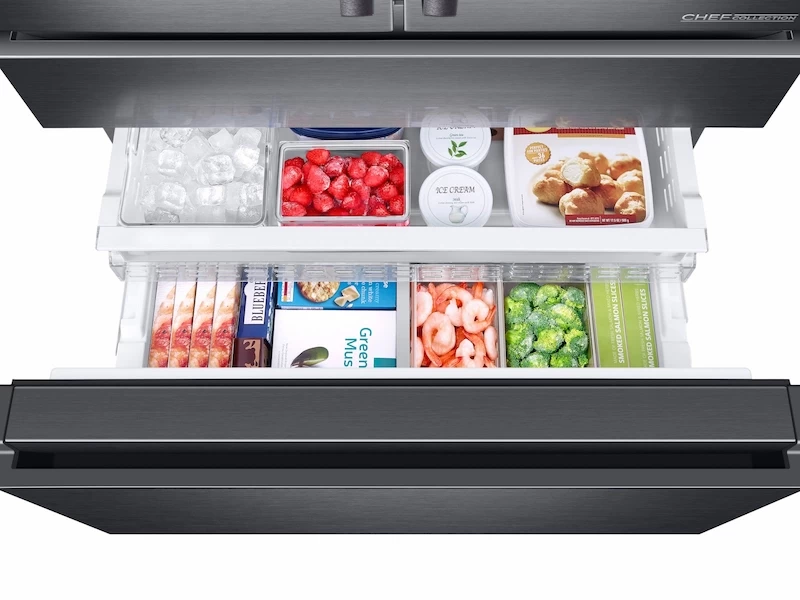 23 cu. ft. Counter Depth 4-Door French Door Freestanding Chef Collection Refrigerator RF23M8960MTAA