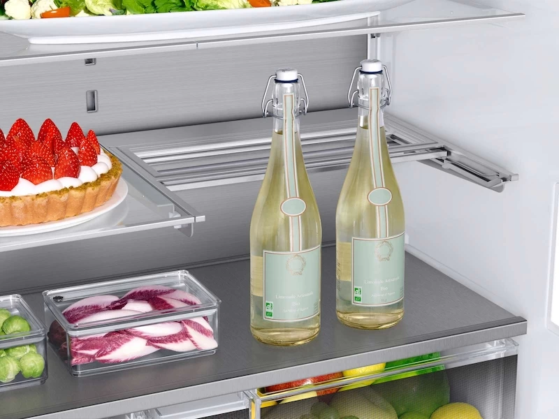 23 cu. ft. Counter Depth 4-Door French Door Freestanding Chef Collection Refrigerator RF23M8960MTAA