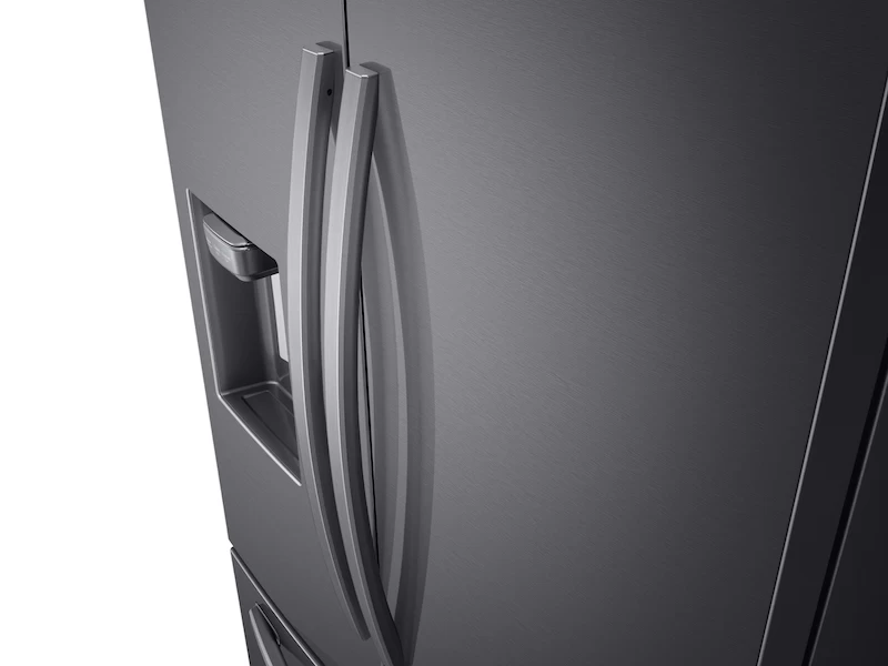 23 cu. ft. 3-Door French Door, Counter Depth Refrigerator with CoolSelect Pantry™ in Black Stainless Steel RF23R6201SGAA