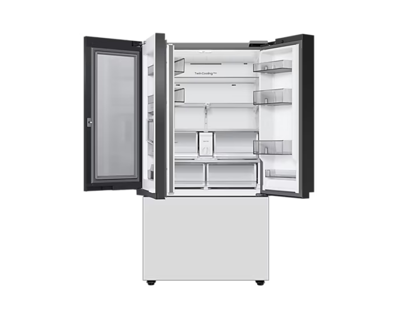 24 cf Smart BESPOKE 3-Door French-Door REF Beverage Center Panel-Ready RF24BB6600APAA