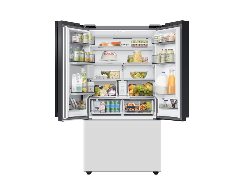 24 cf Smart BESPOKE 3-Door French-Door REF Beverage Center Panel-Ready RF24BB6600APAA