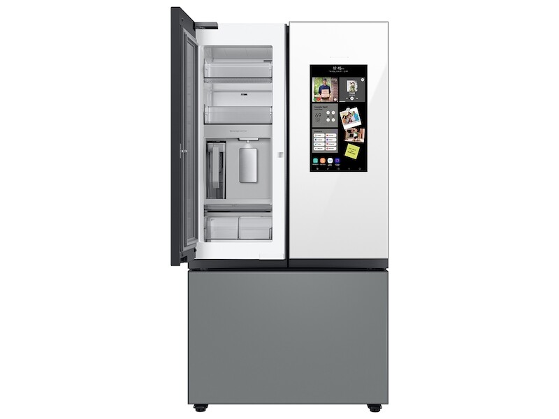 Bespoke 3-Door French Door Refrigerator (24 cu. ft.) – with Family Hub Panel RF24BB6900AWAA, product image 6 of 11