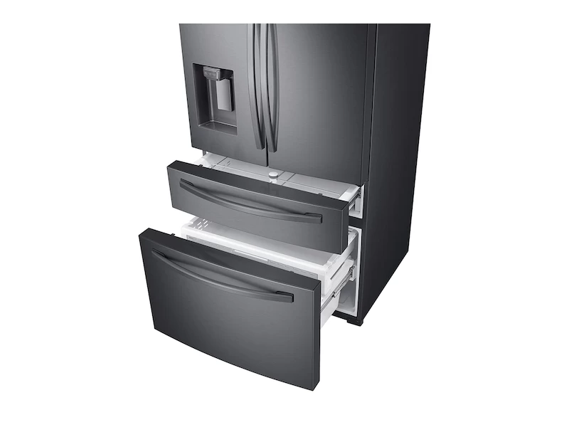23 cu. ft. Counter Depth 4-Door French Door Refrigerator with FlexZone™ Drawer in Black Stainless Steel RF24R7201SGAA