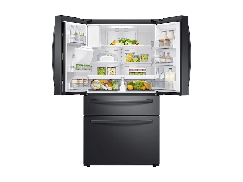 23 cu. ft. Counter Depth 4-Door French Door Refrigerator with FlexZone™ Drawer in Black Stainless Steel RF24R7201SGAA