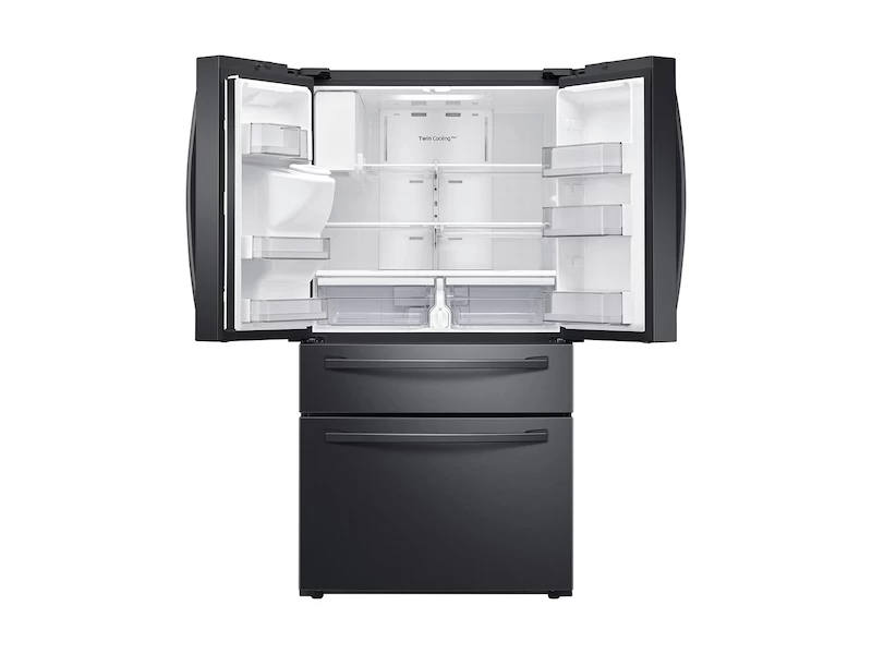 23 cu. ft. Counter Depth 4-Door French Door Refrigerator with FlexZone™ Drawer in Black Stainless Steel RF24R7201SGAA