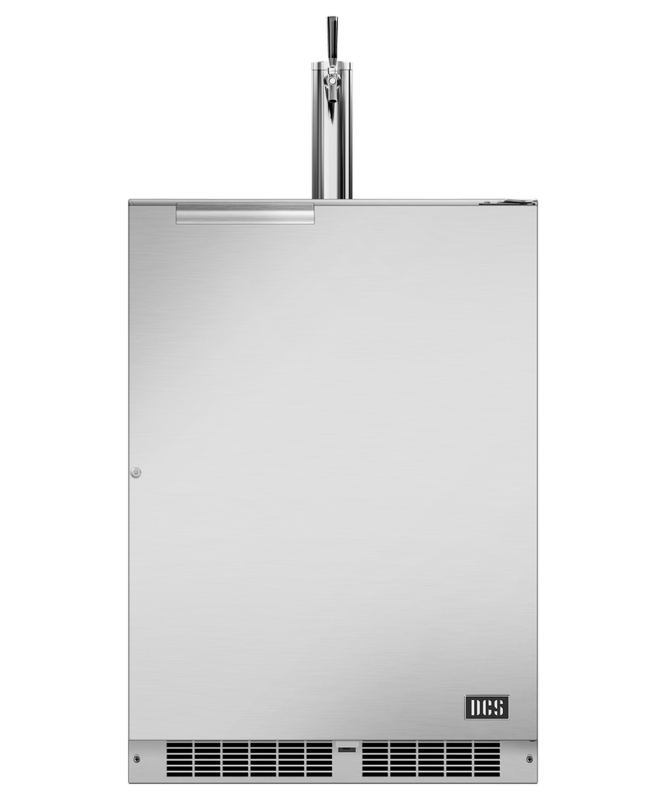 24" Single Tap Outdoor Beer Dispenser, Right Hinge RF24TR2