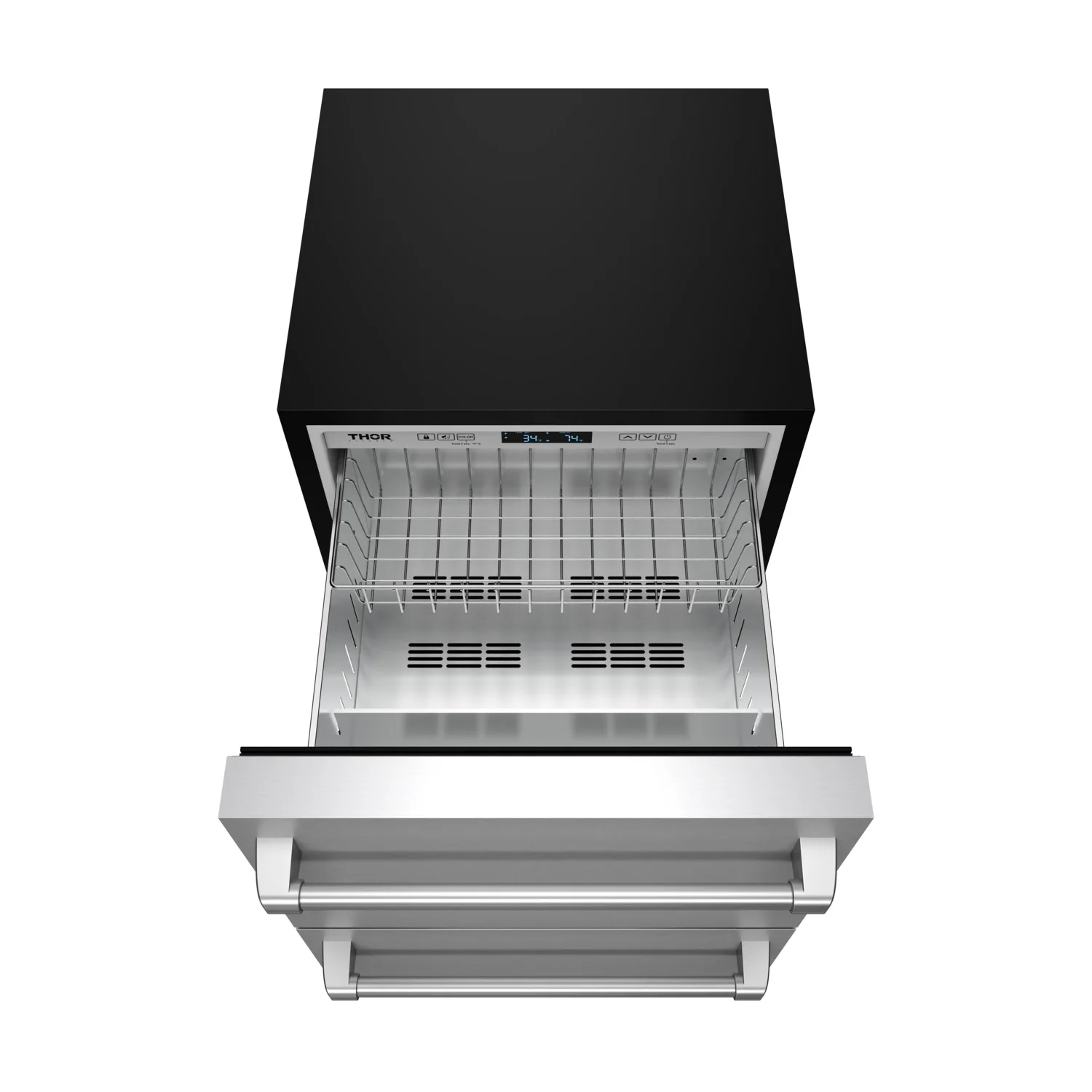24 Inch Undercounter Built-in Or Freestanding Drawer Refrigerator Stainless Steel Gordon Ramsay Series RF24U