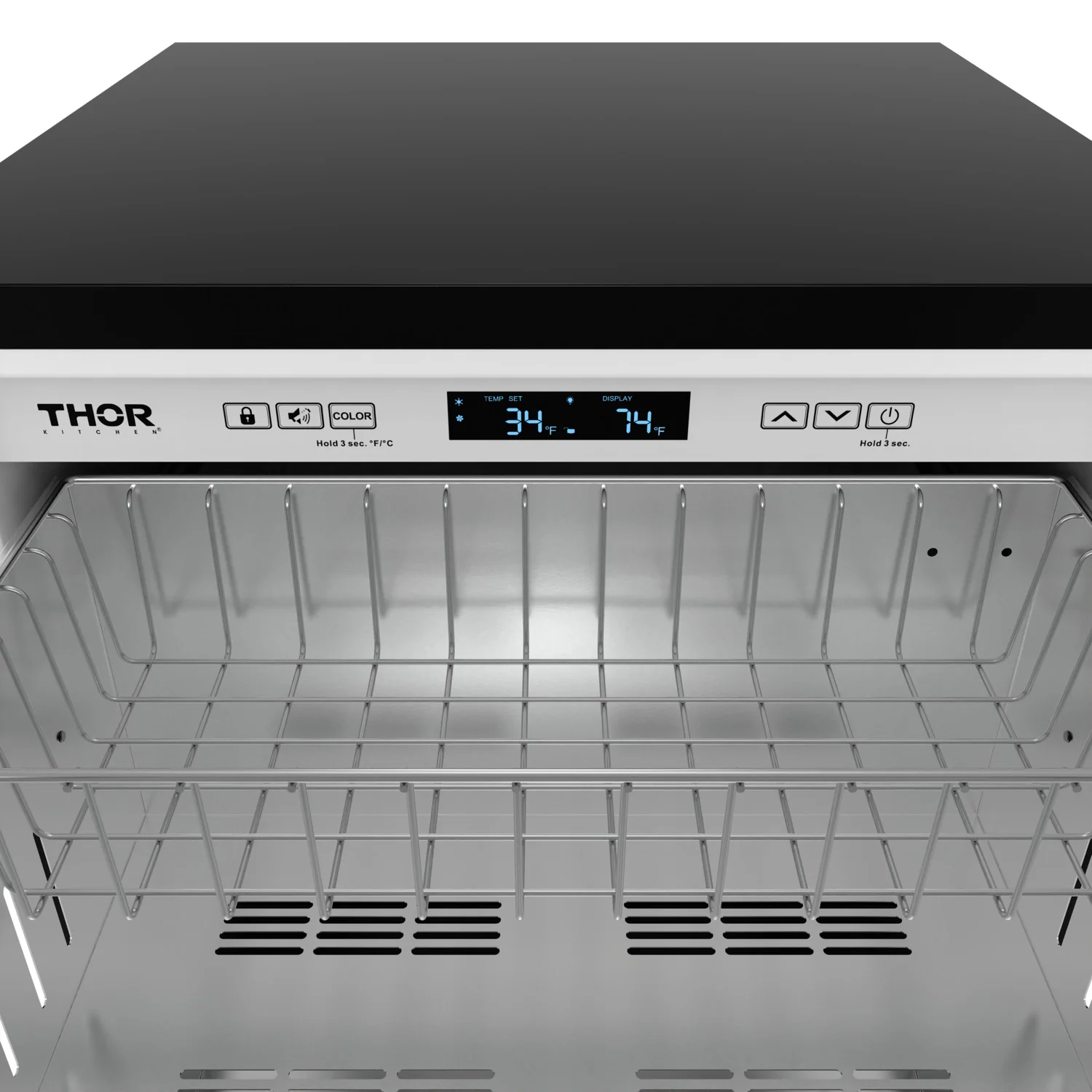 24 Inch Undercounter Built-in Or Freestanding Drawer Refrigerator Stainless Steel Gordon Ramsay Series RF24U