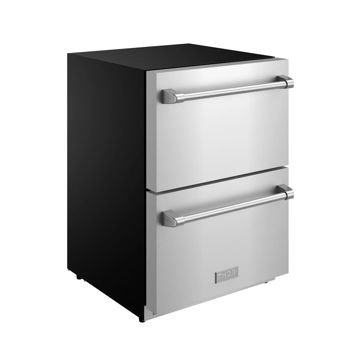 24 Inch Undercounter Built-in Or Freestanding Drawer Refrigerator Stainless Steel Gordon Ramsay Series RF24U