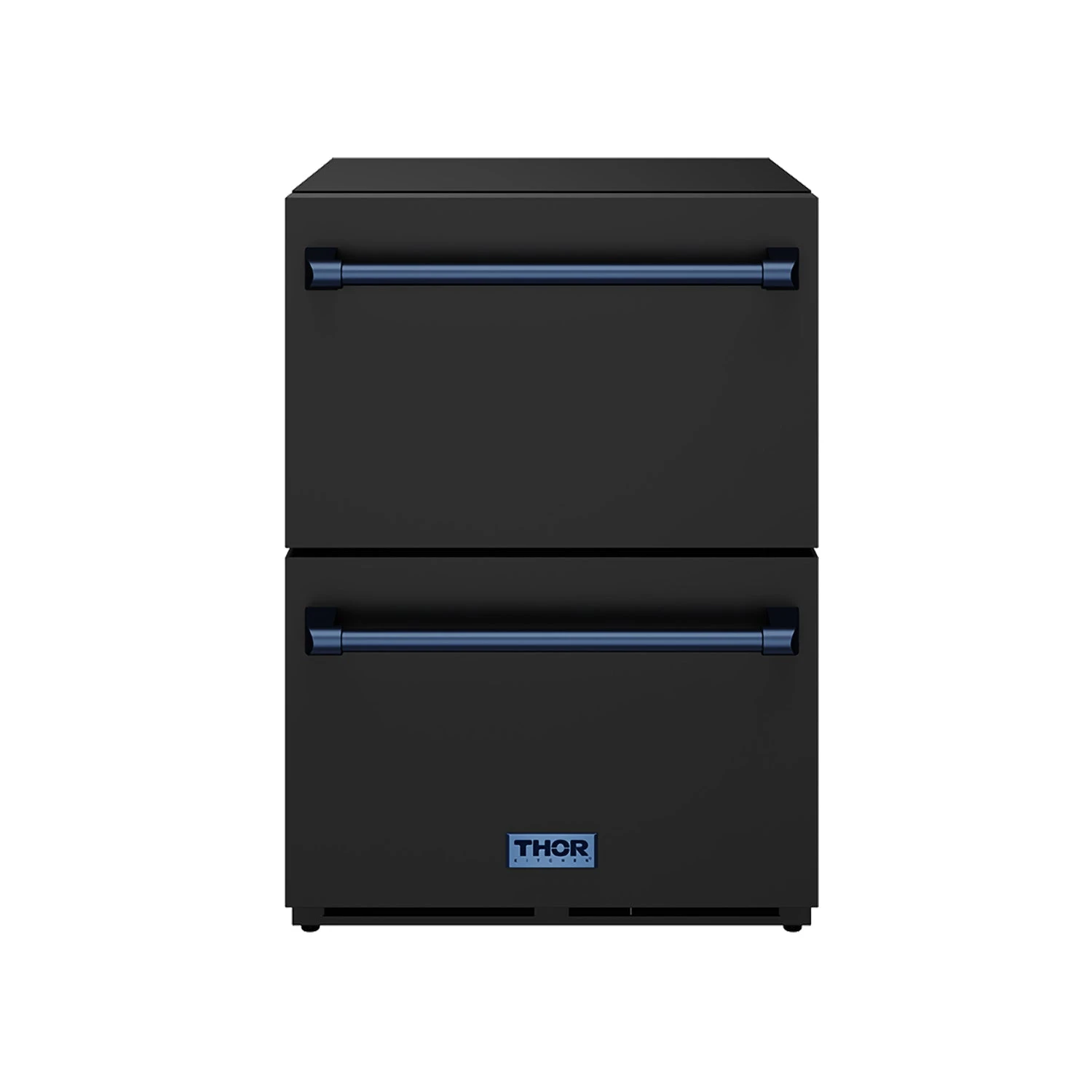 24" Undercounter Built-in Or Freestanding Drawer Refrigerator Black/blue Gordon Ramsay Series RF24UBBLU