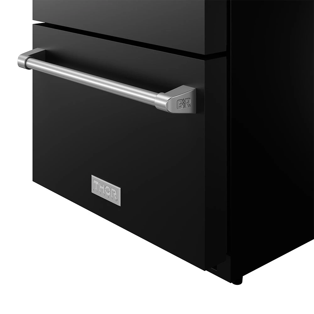 24" Undercounter Built-in Or Freestanding Drawer Refrigerator Black/stainless Steel Gordon Ramsay Series RF24UBSS