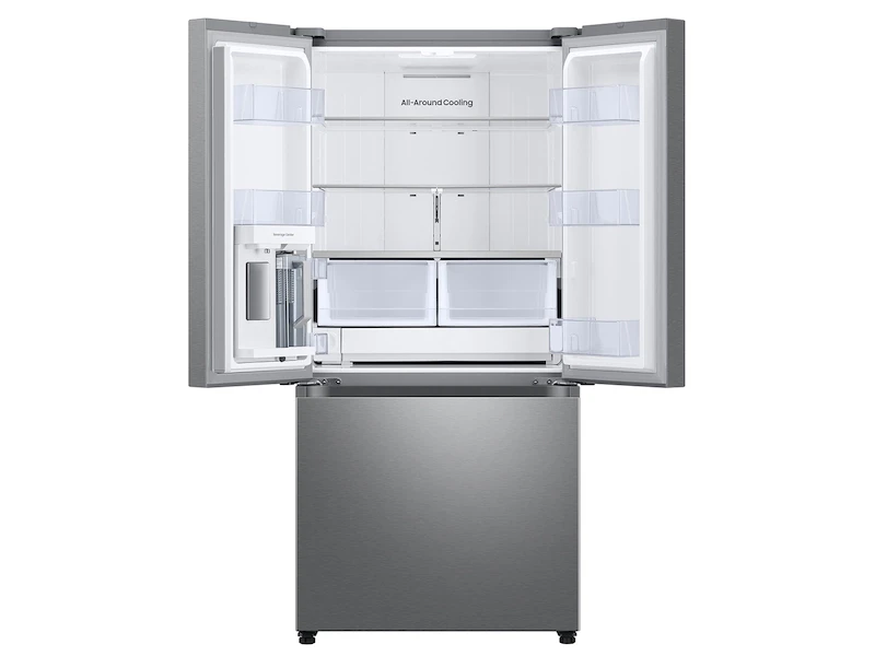 Bespoke AI 3-Door French Door 33" & Beverage Center™ | Dual Auto Ice Maker 25 cu.ft. RF25C5551SRAA