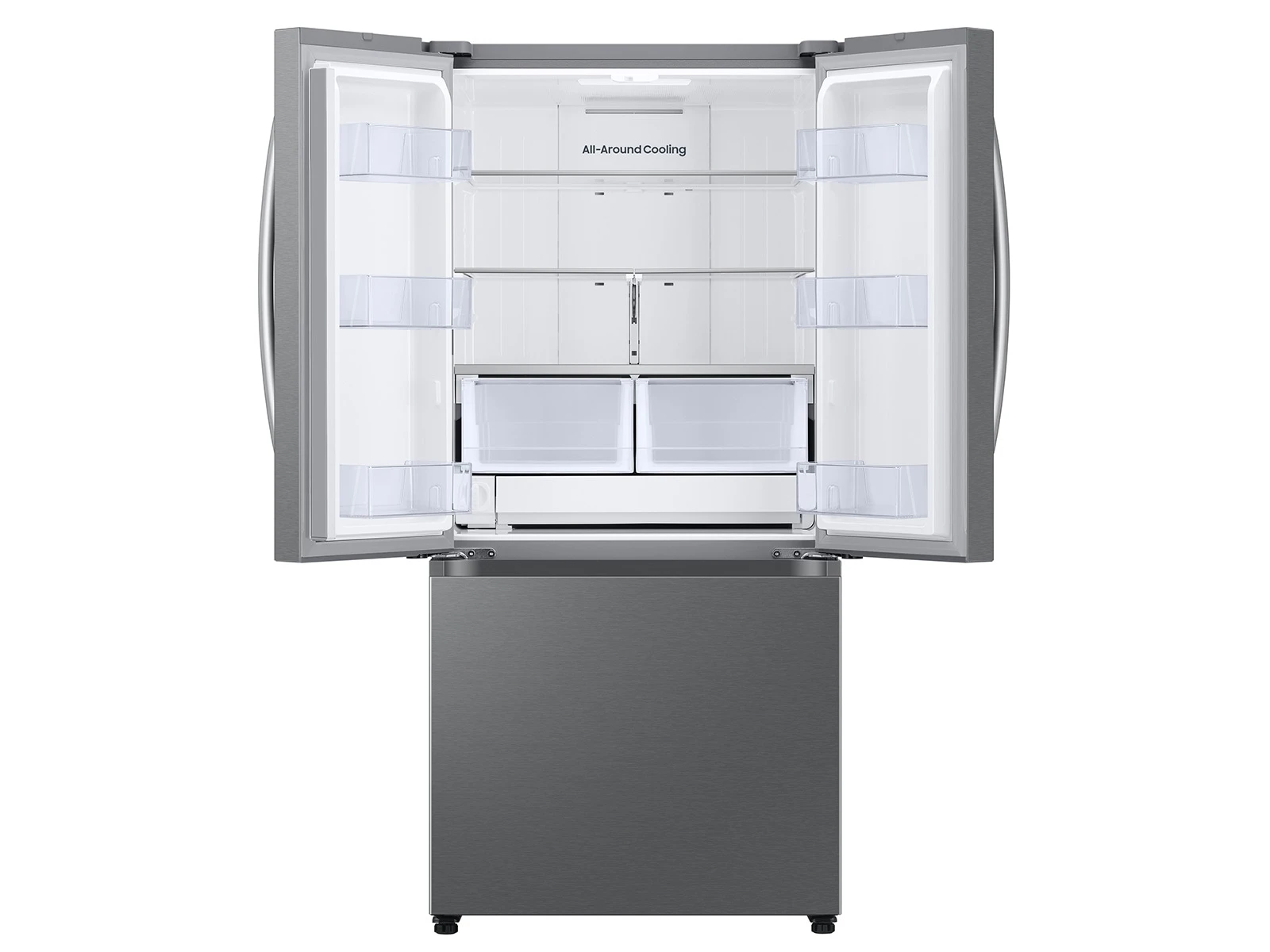 Bespoke AI 3-Door French Door Auto Ice Maker | All-Around Cooling 25 cu. ft. RF25C5A01SRAA