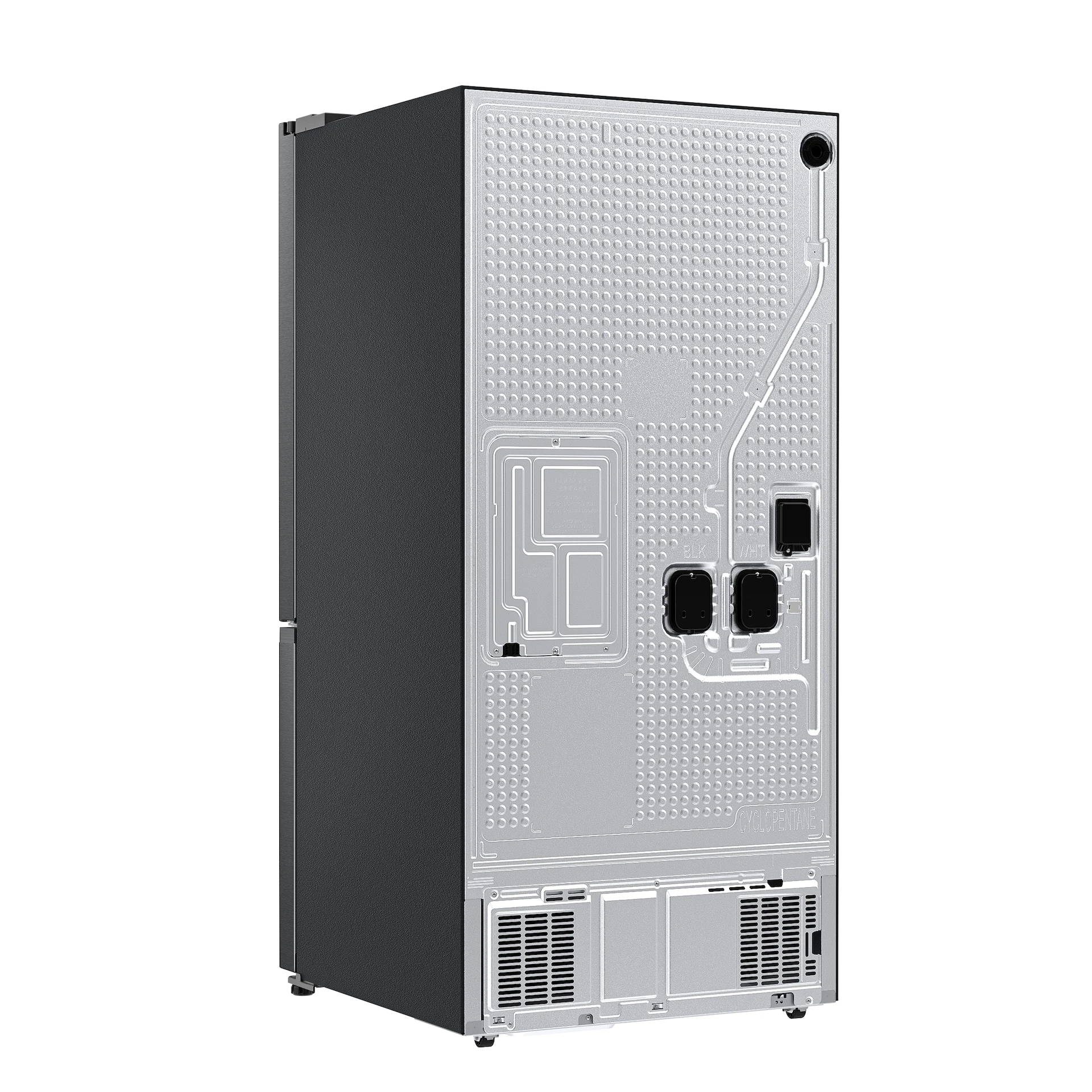 Bespoke AI 3-Door French Door Auto Ice Maker | All-Around Cooling 25 cu. ft. RF25C5A01SRAA