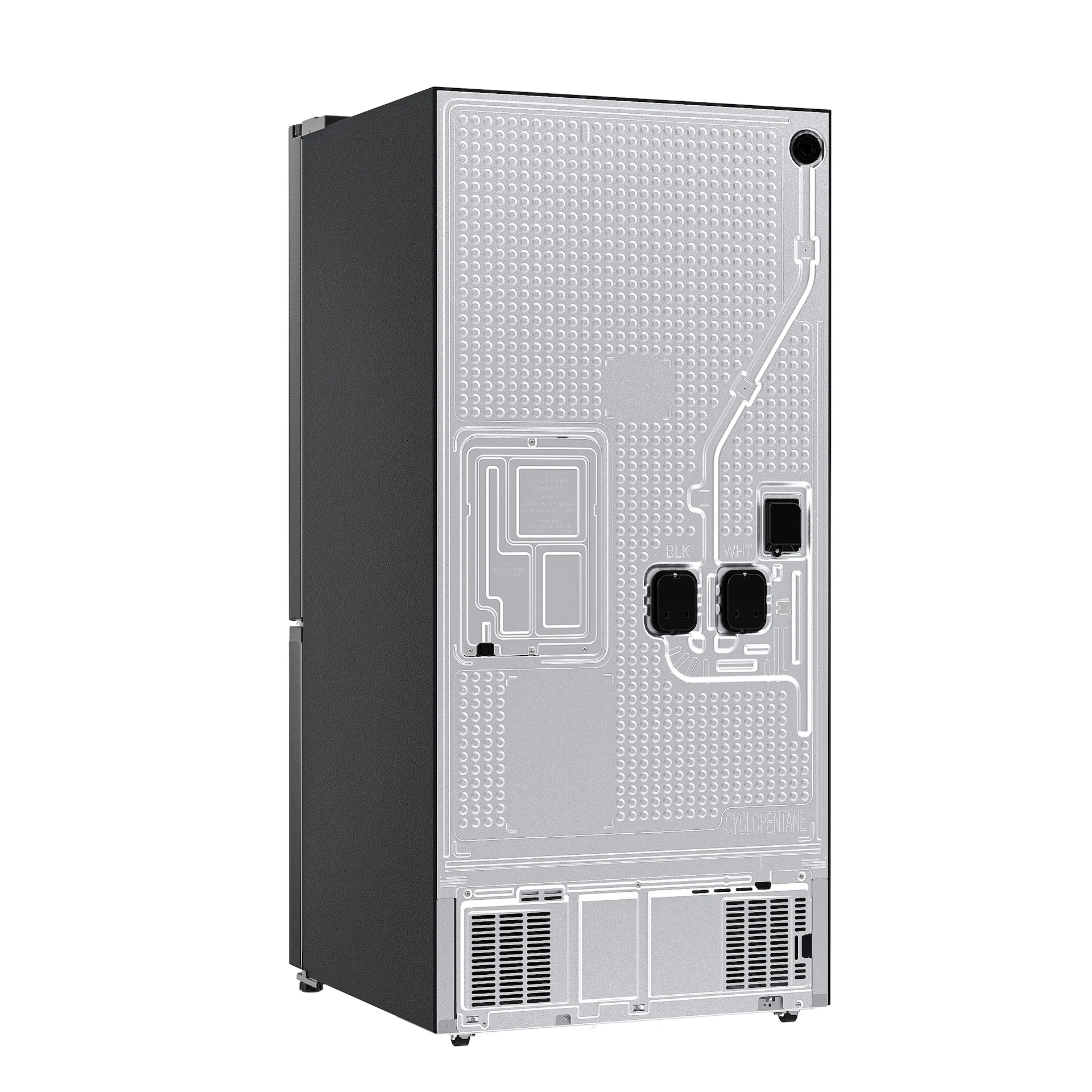Bespoke AI 3-Door French Door Auto Ice Maker | All-Around Cooling 25 cu. ft. RF25C5A01SRAA