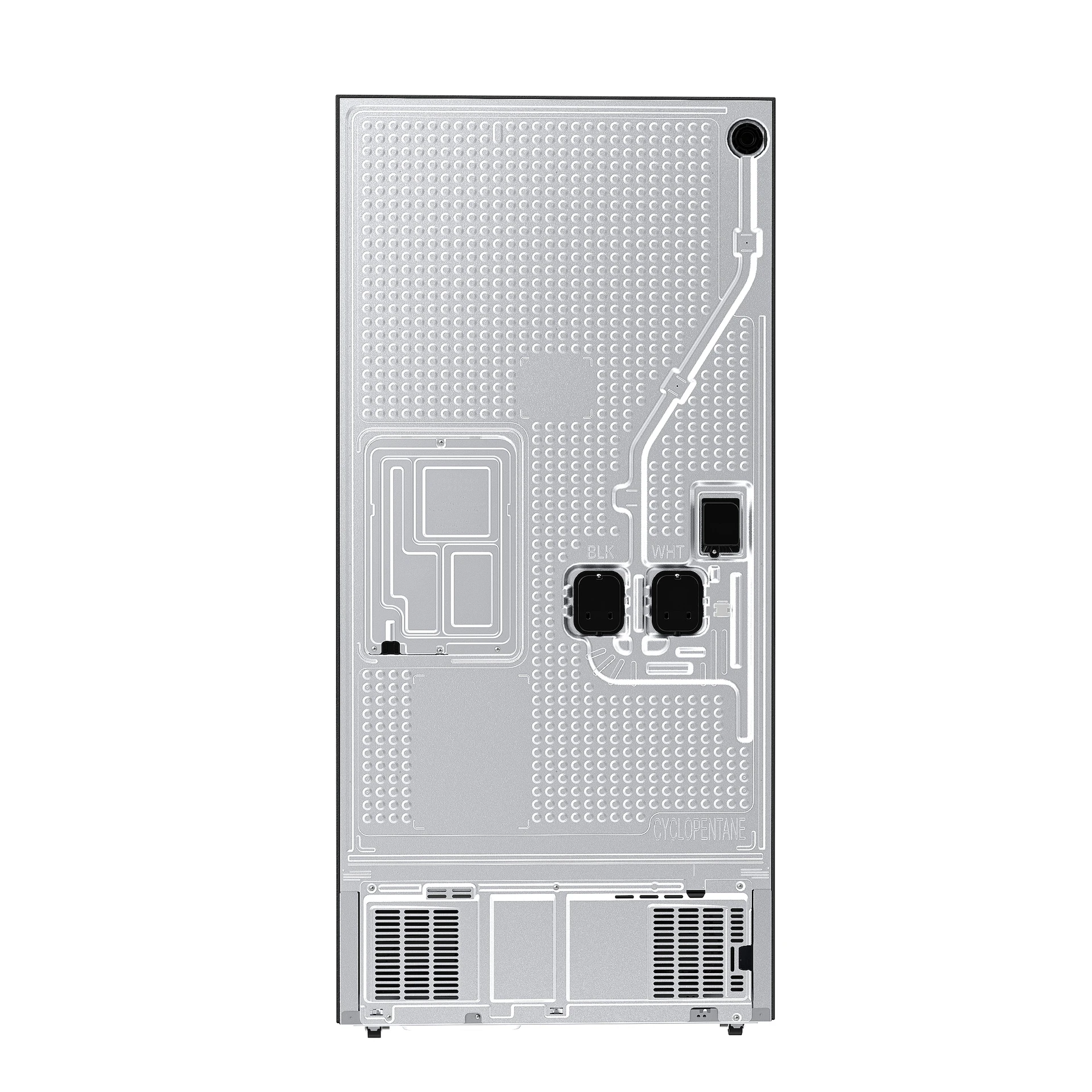 Bespoke AI 3-Door French Door Auto Ice Maker | All-Around Cooling 25 cu. ft. RF25C5A01SRAA