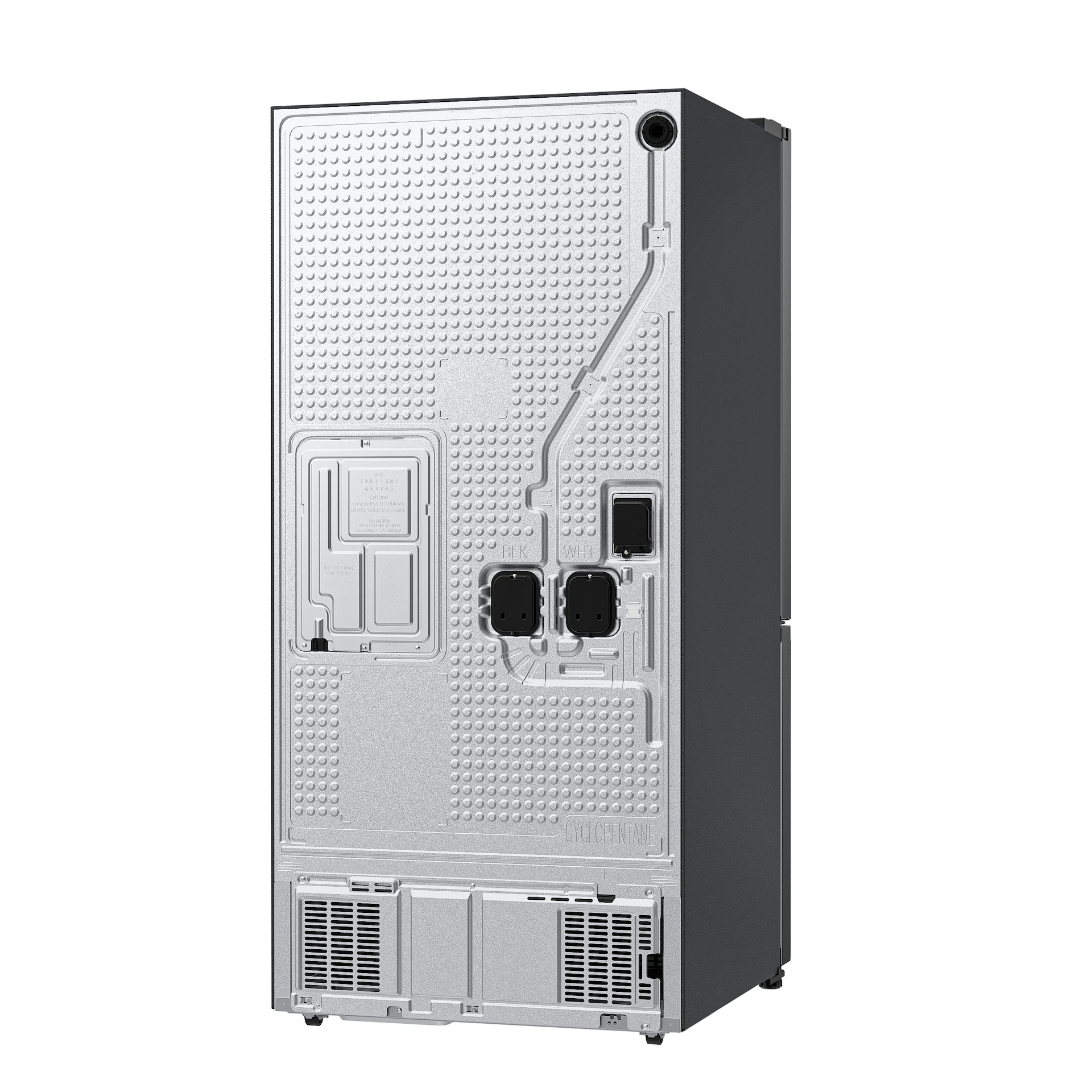 Bespoke AI 3-Door French Door Auto Ice Maker | All-Around Cooling 25 cu. ft. RF25C5A01SRAA