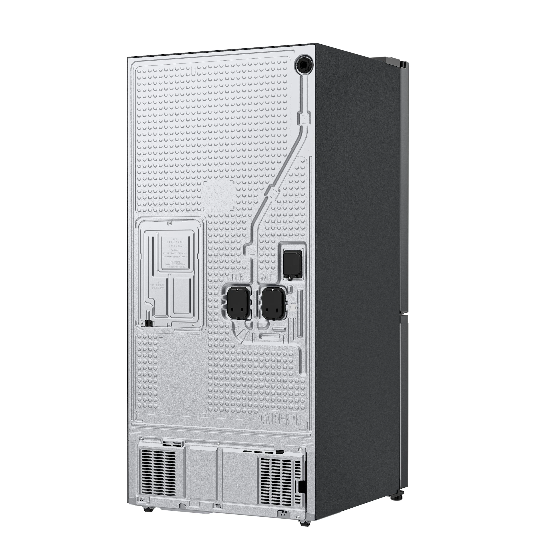 Bespoke AI 3-Door French Door Auto Ice Maker | All-Around Cooling 25 cu. ft. RF25C5A01SRAA