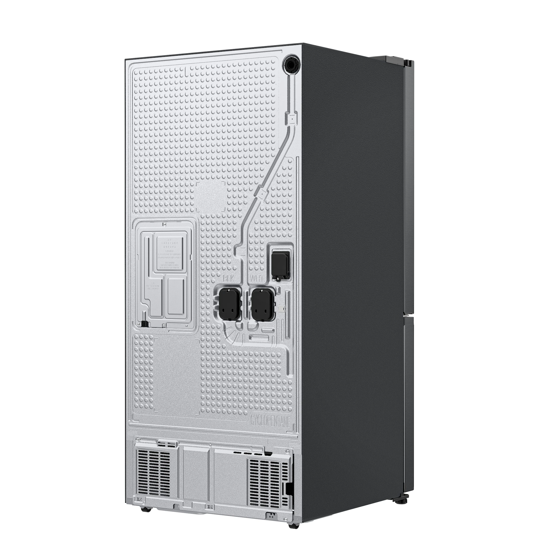 Bespoke AI 3-Door French Door Auto Ice Maker | All-Around Cooling 25 cu. ft. RF25C5A01SRAA