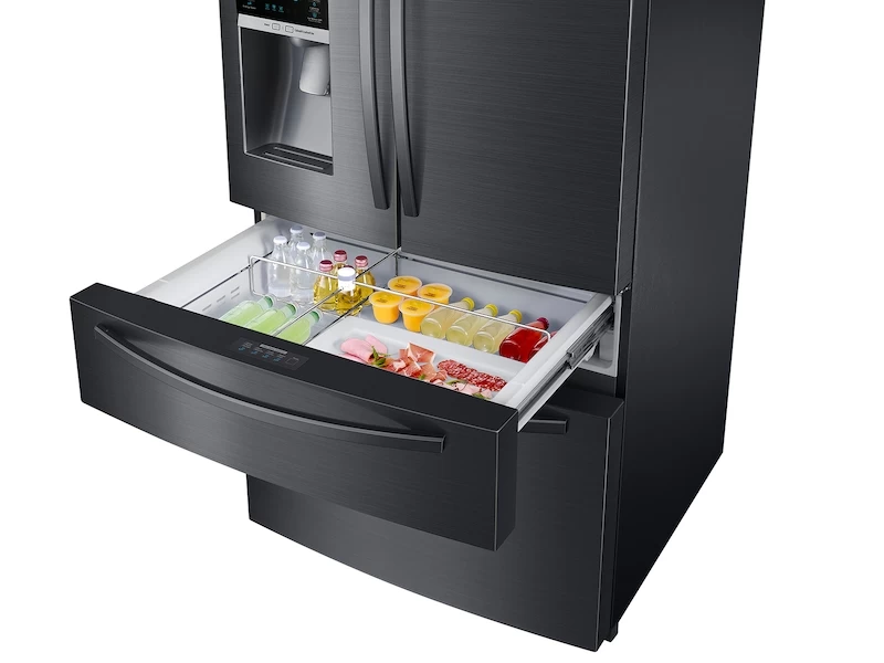 25 cu. ft. Large Capacity 4-Door French Door Refrigerator with External Water & Ice Dispenser RF25HMIDBSGAA