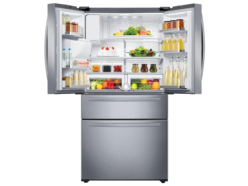 25 cu. ft. Large Capacity 4-Door French Door Refrigerator with External Water & Ice Dispenser RF25HMIDBSRAA