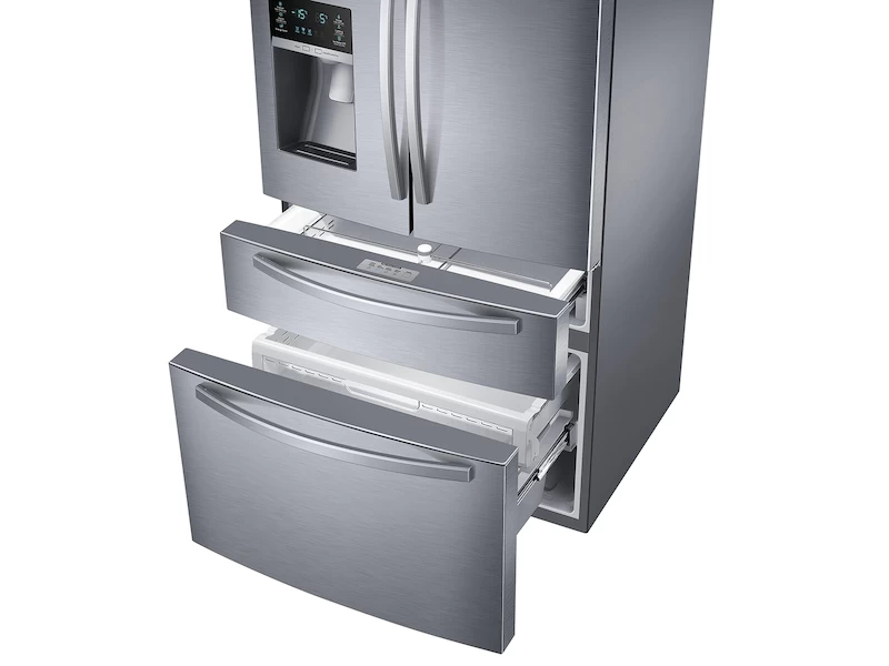 25 cu. ft. Large Capacity 4-Door French Door Refrigerator with External Water & Ice Dispenser RF25HMIDBSRAA