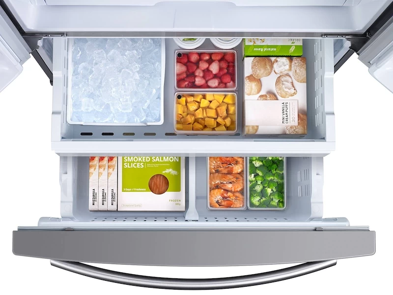 26 cu. ft. French Door Refrigerator with Filtered Ice Maker in Stainless Steel RF260BEAESRAA