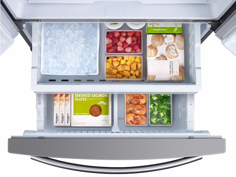 26 cu. ft. French Door Refrigerator with Internal Filtered Water in Stainless Steel RF261BEAESG