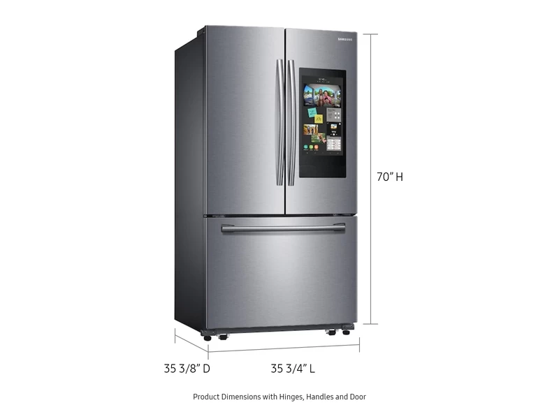 25.1 cu. ft. 3-Door French Door Refrigerator with Family Hub RF262BEAESR