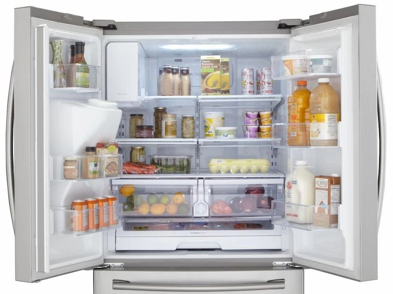 25 cu. ft. French Door Refrigerator with External Water & Ice Dispenser RF263BEAESRAA