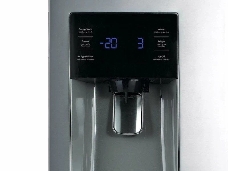 25 cu. ft. French Door Refrigerator with External Water & Ice Dispenser RF263BEAESRAA
