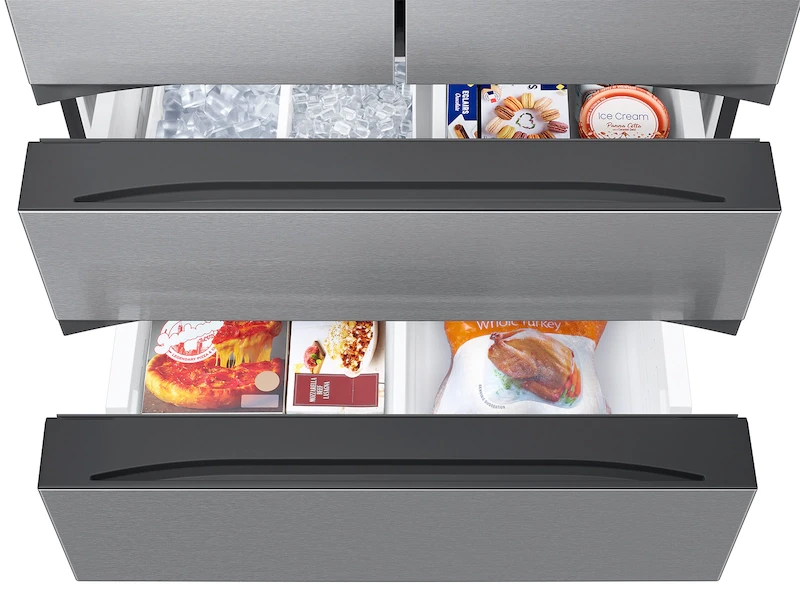 26 cf cd French Door Ref Ice Despenser with Dual Ice Maker Stanless RF26CG7400SRAA