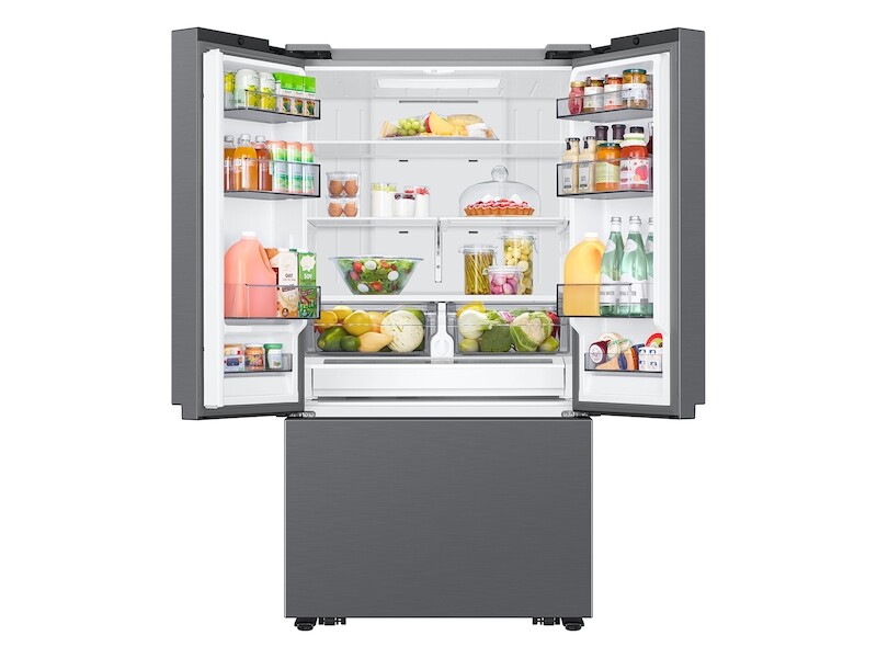 27 cu. ft. Counter Depth Mega Capacity 3-Door French Door Refrigerator with Dual Auto Ice Maker in a Stainless Look view 7