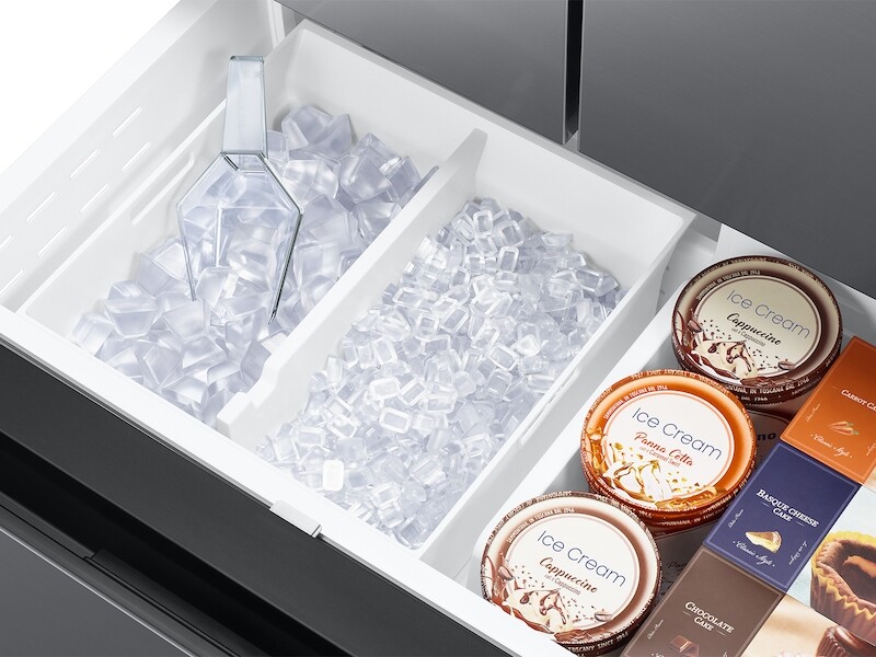 27 cu. ft. Counter Depth Mega Capacity 3-Door French Door Refrigerator with Dual Auto Ice Maker in a Stainless Look view 10