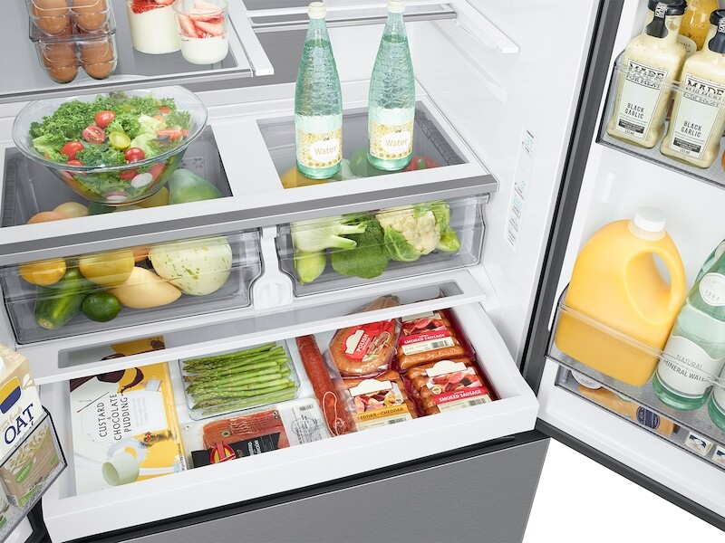 26 cu. ft. Mega Capacity Counter Depth 3-Door French Door Refrigerator with Four Types of Ice in Stainless Steel view 10