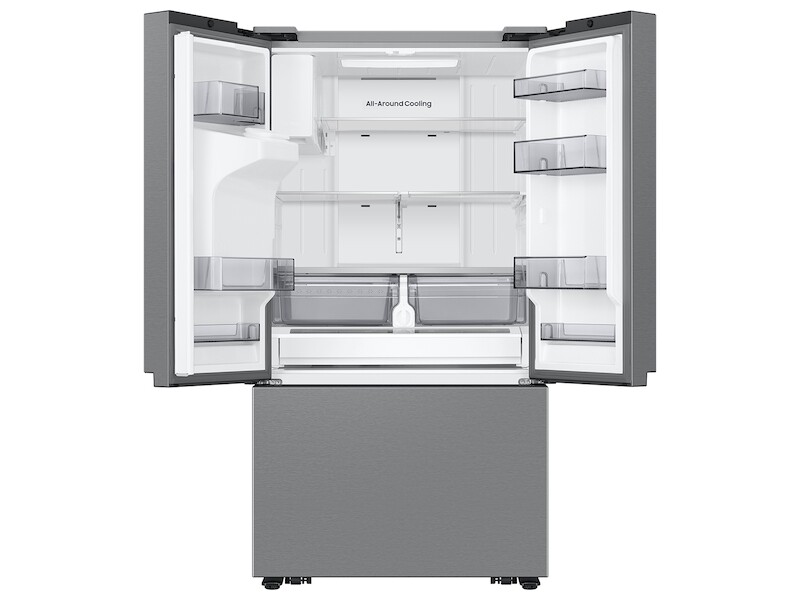 26 cu. ft. Mega Capacity Counter Depth 3-Door French Door Refrigerator with External Water and Ice Dispenser in Stainless Steel RF27CG5B10SRAA