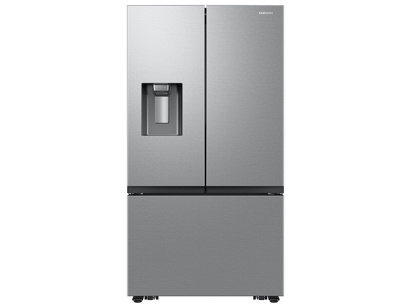 26 cu. ft. Mega Capacity Counter Depth 3-Door French Door Refrigerator with External Water and Ice Dispenser in Stainless Steel RF27CG5B10SRAA