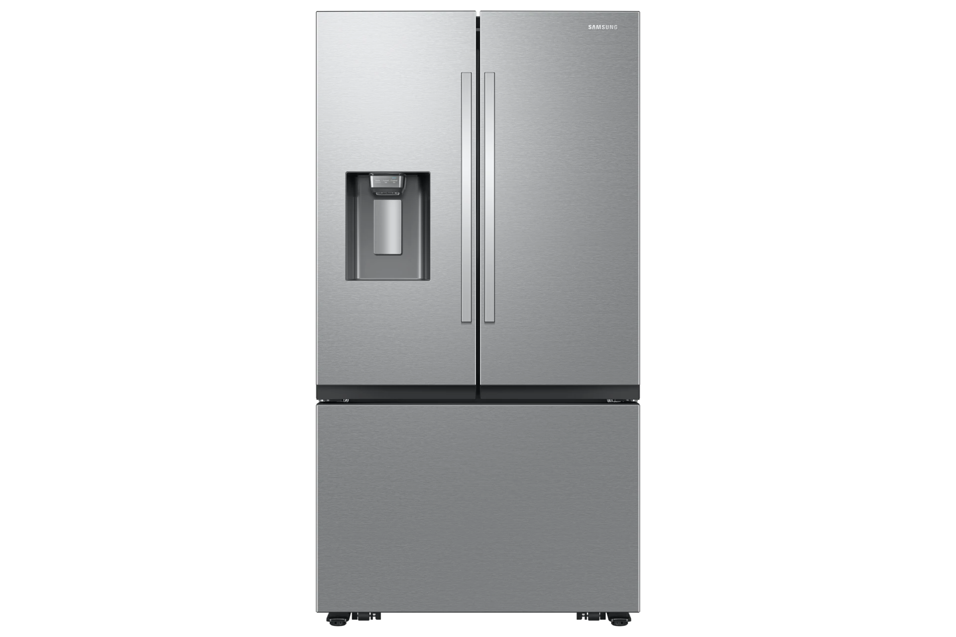 Bespoke AI 3-Door French Door Mega Capacity | External Water & Ice Dispenser | 26 cu. ft. RF27CG5B30SRAA