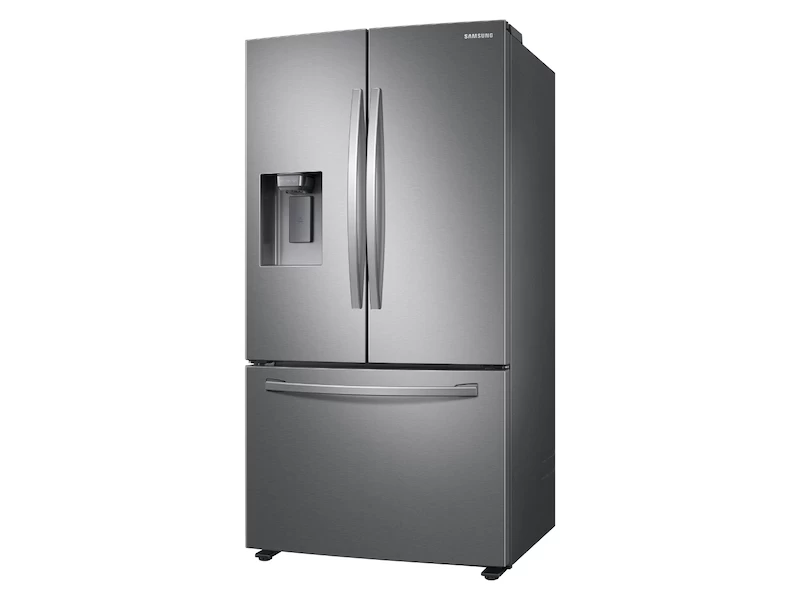 27 cu. ft. Large Capacity 3-Door French Door Refrigerator with External Water & Ice Dispenser RF27T5201SR