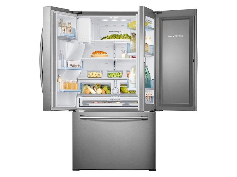 28 cu. ft.Food Showcase 3-Door French Door Refrigerator RF28HDEDBSR