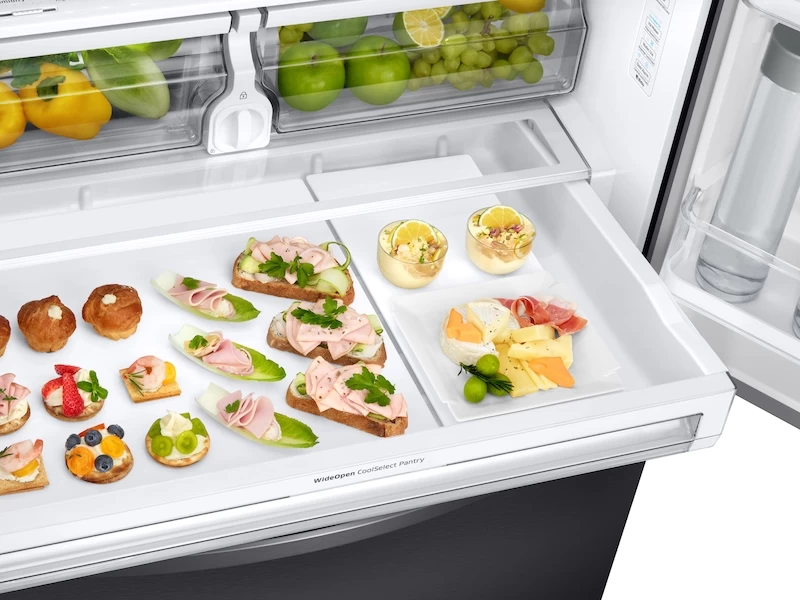 28 cu. ft. 3-Door French Door, Full Depth Refrigerator with CoolSelect Pantry RF28R6201SGAA