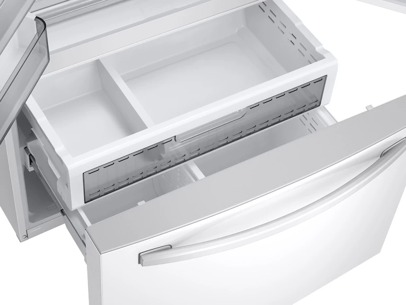 28 cu. ft. 3-Door French Door, Full Depth Refrigerator with CoolSelect Pantry™ in White RF28R6202WWAA