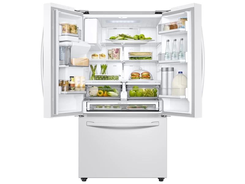 28 cu. ft. Smart 3-Door French Door Refrigerator with AutoFill Water Pitcher RF28R6222WW, product image 4 of 11