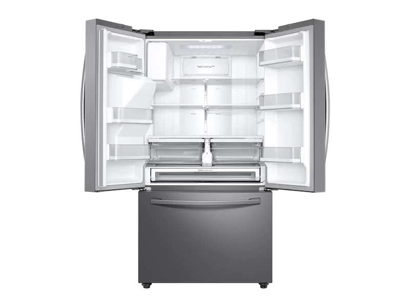 28 cu. ft. 3-Door French Door, Full Depth Refrigerator with Dual Ice Maker in Stainless Steel RF28R6241SRAA