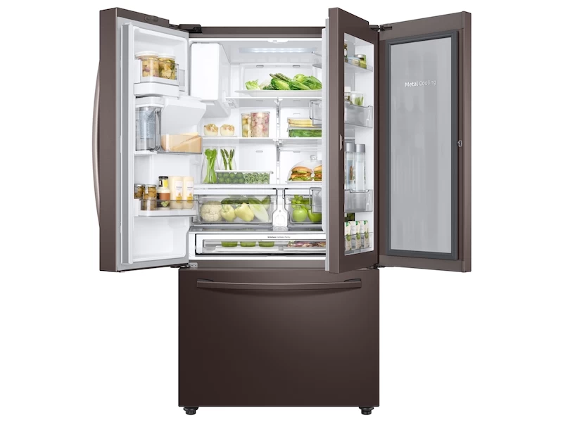28 cu. ft. 3-Door French Door, Full Depth Refrigerator with Food Showcase view 3