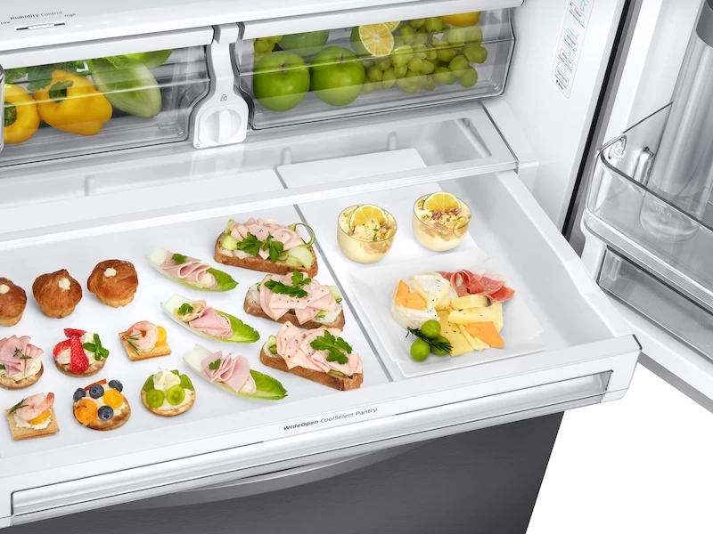 28 cu. ft. 3-Door French Door, Full Depth Refrigerator with Food Showcase RF28R6301SRAA
