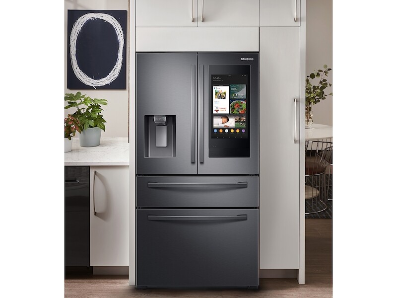 28 cu. ft. 4-Door French Door Refrigerator with 21.5” Touch Screen Family Hub RF28R7551SGAA